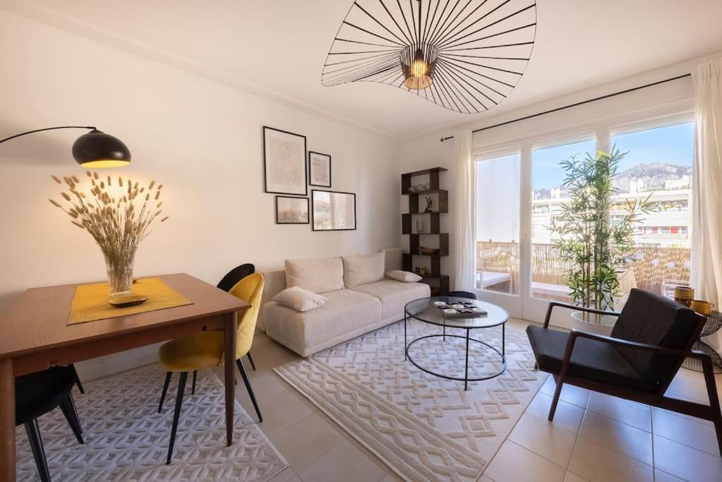 06B - Beautiful 2 Rooms With Terrace Sea View Рокебрюн — Кап-Мартен Экстерьер фото